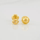 Topos GC Diamantado 0.65g / 5mm Oro Amarillo 18K