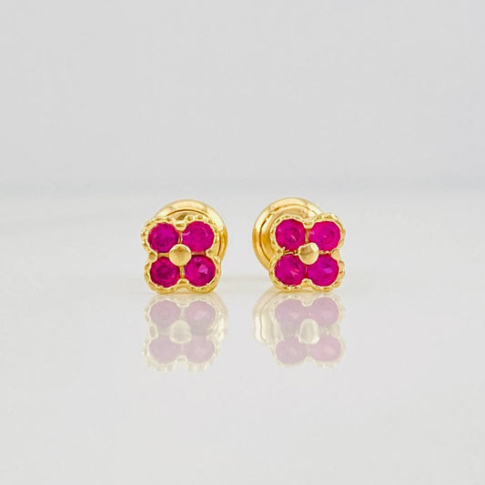 Topos Flor 1.05g / 4.66mm Oro Amarillo 18K