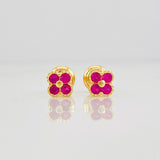 Topos Flor 1.05g / 4.66mm Oro Amarillo 18K