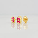 Topos Flor 1.05g / 4.66mm Oro Amarillo 18K