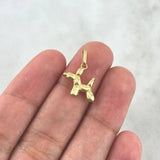Dije Perro Globo 0.5gr / 1cm / Oro Amarillo *