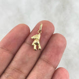 Dije Oso 0.5gr / 1.5cm / Oro Amarillo *