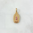 Dije Virgen de Guadalupe 3gr / 2.6cm / Circones Blanco Fucsia Verde Oro Amarillo *