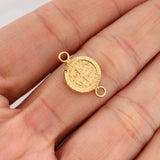 Herraje San Benito 0.85gr / 1.8cm / Oro Amarillo 18K &