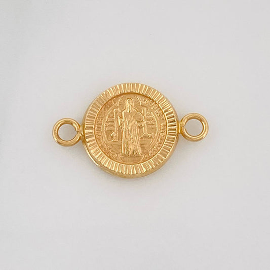 Herraje San Benito 0.85gr / 1.8cm / Oro Amarillo 18K &