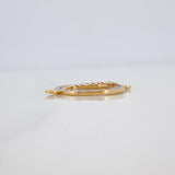 Herraje Mamá 1gr / 2cm / Dos Oros Amarillo Blanco  18K