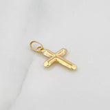 Dije Cruz  0.4gr / 2cm / Oro Amarillo 18K %