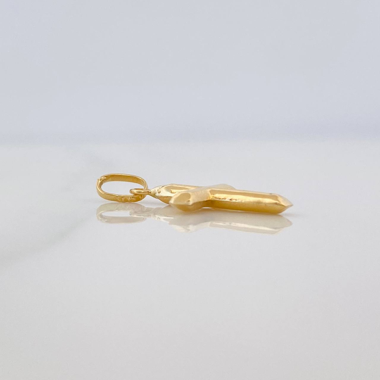 Dije Cruz  0.45gr / 2cm / Oro Amarillo 18K %