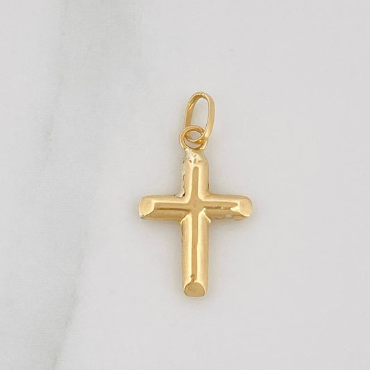 Dije Cruz  0.4gr / 2cm / Oro Amarillo 18K %