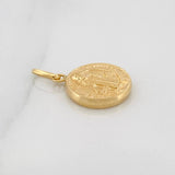 Dije San Benito 0.7gr / 2cm / Oro Amarillo 18K %