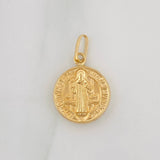 Dije San Benito 0.55gr / 1.8cm / Oro Amarillo 18K %