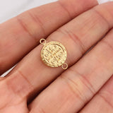 Herraje San Benito 0.7gr / 1.8cm / Oro Amarillo 18K &