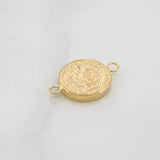 Herraje San Benito 0.7gr / 1.8cm / Oro Amarillo 18K &