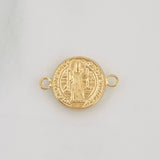 Herraje San Benito 0.7gr / 1.8cm / Oro Amarillo 18K &