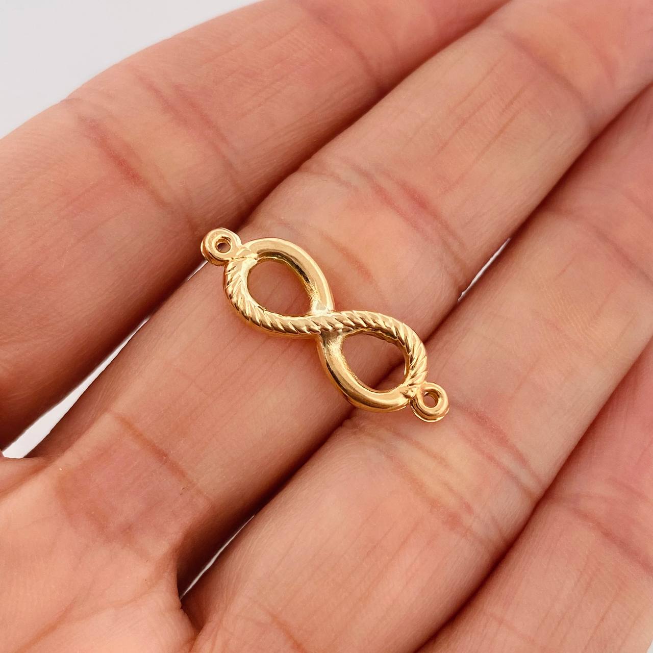 Herraje Infinito 1.35gr / 2.5cm / Oro Amarillo 18K