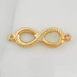 Herraje Infinito 1.2gr / 2.5cm / Oro Amarillo 18K
