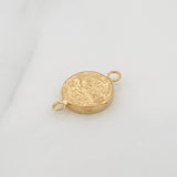 Herraje San Benito 0.45gr / 1.6cm / Oro Amarillo 18K &