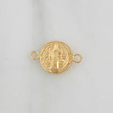 Herraje San Benito 0.45gr / 1.6cm / Oro Amarillo 18K &