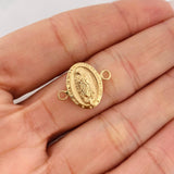 Herraje Virgen De Guadalupe 0.75gr / 1.9cm / Oro Amarillo 18K