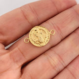 Herraje San Benito 1.05gr / 2.2cm / Oro Amarillo 18K &