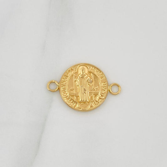 Herraje San Benito 1.05gr / 2.2cm / Oro Amarillo 18K &