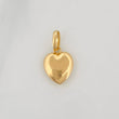 Dije Corazon Semi Plano 0.5gr / 1.7cm / Oro Amarillo 18K