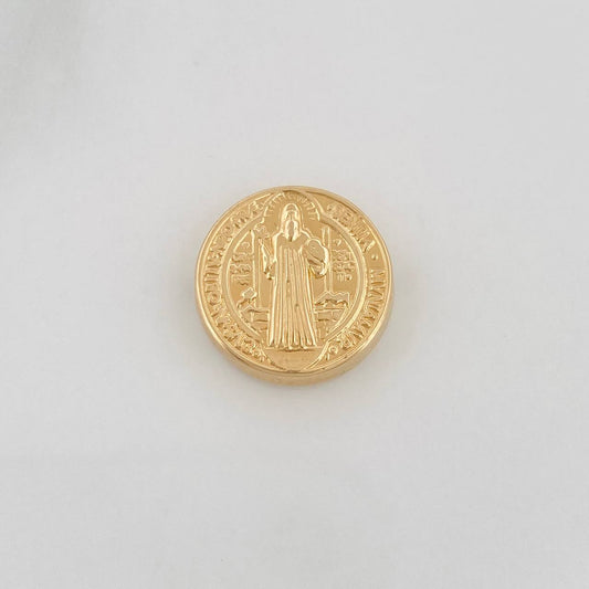 Herraje San Benito 1.45gr / 1.5cm / Oro Amarillo 18K &