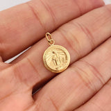 Dije Medalla Virgen Milagrosa 0.55gr / 2cm / Oro Amarillo 18K &