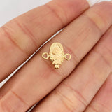 Herraje Niña 0.5gr / 1.3cm / Oro Amarillo 18K