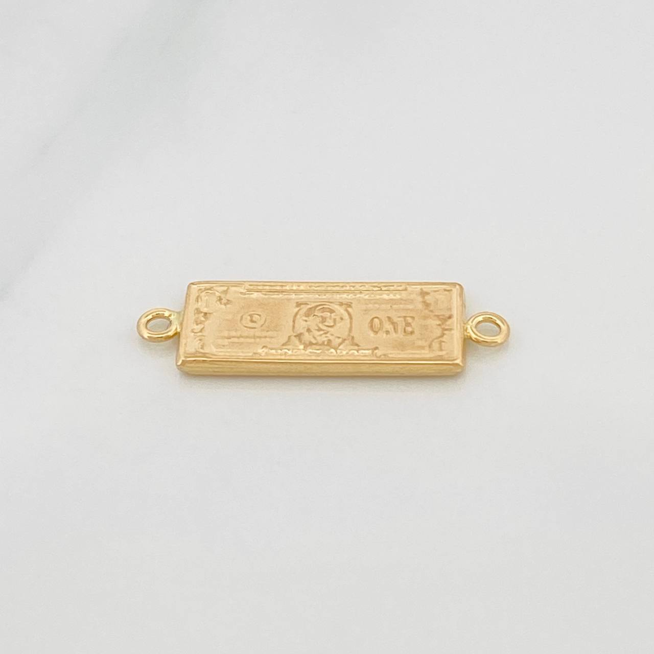 Herraje One Dólar 1.4gr / 2.6cm / Oro Amarillo 18K &