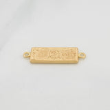 Herraje One Dólar 1.4gr / 2.6cm / Oro Amarillo 18K &