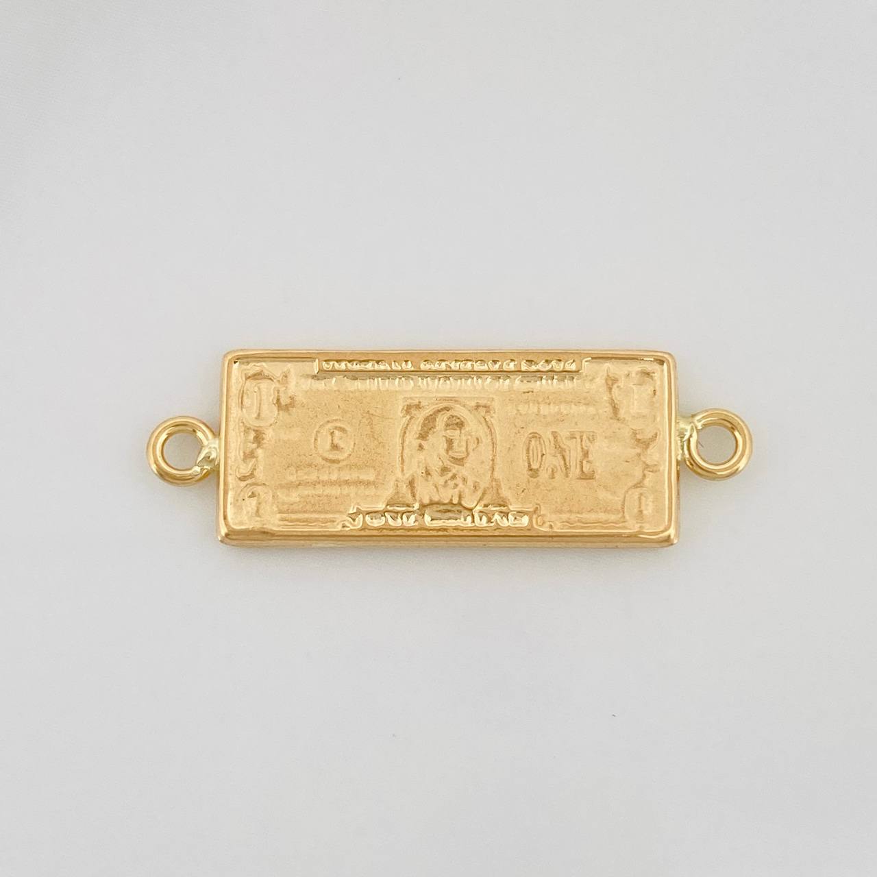 Herraje One Dólar 1.4gr / 2.6cm / Oro Amarillo 18K &