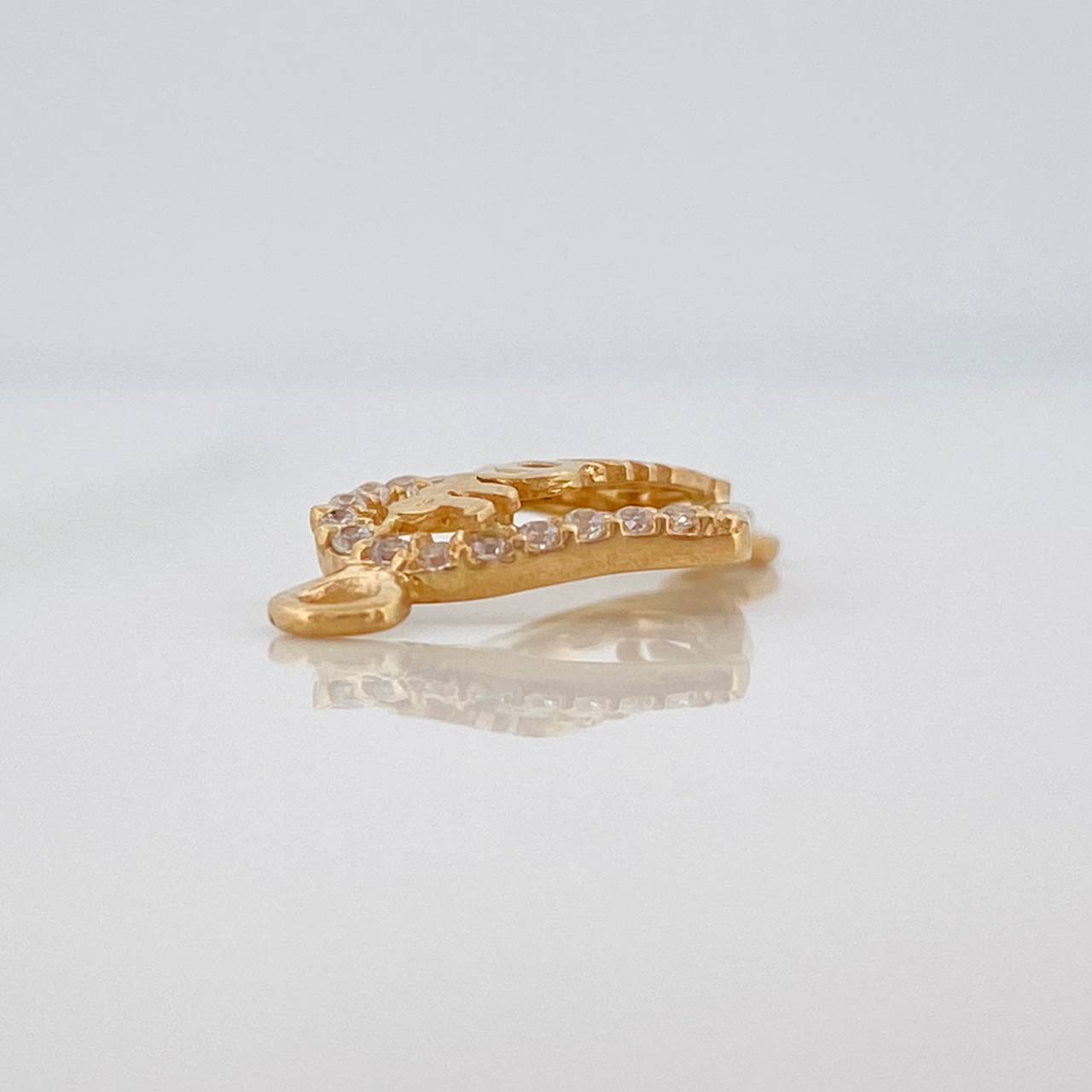 Herraje Corazon Mama 0.95gr / 2cm / Oro Amarillo 18K %