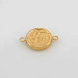 Herraje Fe 0.85gr / 1.8cm / Oro Amarillo 18K