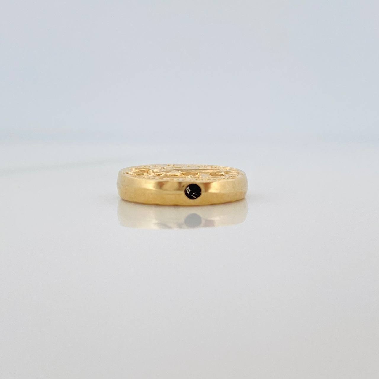 Herraje San Benito 0.7gr / 1.2cm / Oro Amarillo 18K &