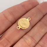 Herraje San Benito 1.1gr / 2cm / Oro Amarillo 18K &