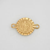 Herraje San Benito 1.1gr / 2cm / Oro Amarillo 18K &