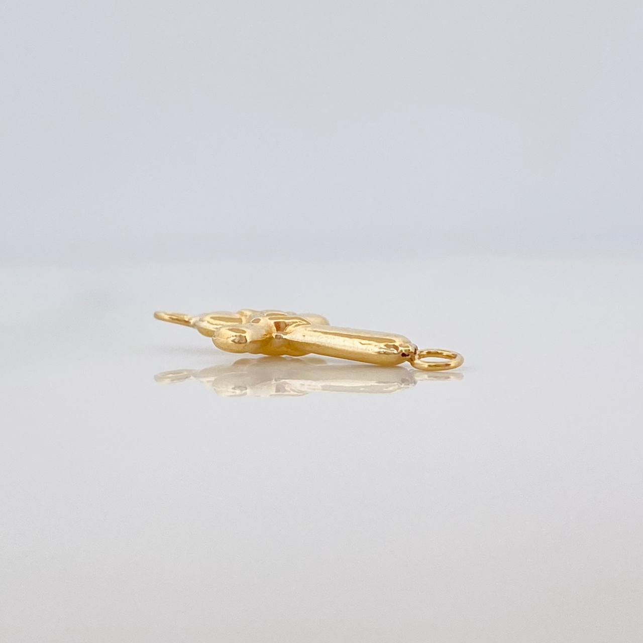 Herraje Cruz Estrella 0.3gr / 1.7cm / Oro Amarillo 18K