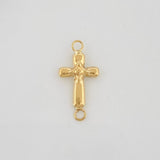 Herraje Cruz Estrella 0.3gr / 1.7cm / Oro Amarillo 18K
