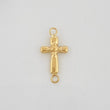 Herraje Cruz Estrella 0.3gr / 1.8cm / Oro Amarillo 18K %