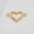 Herraje Silueta Corazon 0.45gr / 2cm / Oro Amarillo 18K