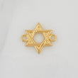 Herraje Estrella De David 0.6gr / 1.5cm / Oro Amarillo 18K