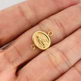 Herraje Virgen Milagrosa 0.45gr / 1.5cm / Oro Amarillo 18K &