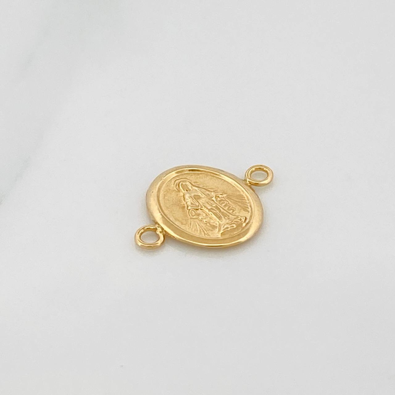 Herraje Virgen Milagrosa 0.45gr / 1.5cm / Oro Amarillo 18K &
