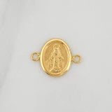 Herraje Virgen Milagrosa 0.45gr / 1.5cm / Oro Amarillo 18K &