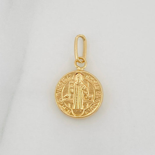 Dije San Benito 0.7gr / 2cm / Oro Amarillo 18K &