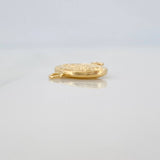 Herraje Virgen De Guadalupe 0.5gr / 1.5cm / Oro Amarillo 18K