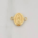 Herraje Virgen De Guadalupe 0.5gr / 1.5cm / Oro Amarillo 18K