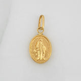 Dije Virgen Milagrosa 0.55gr / 2cm / Oro Amarillo 18K &