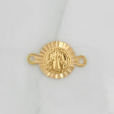 Herraje San Benito 1gr / 1.7cm / Oro Amarillo 18K &